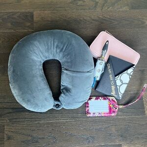 Travel Bundle - Neck Pillow, Luggage Tag, Passport Holder and more